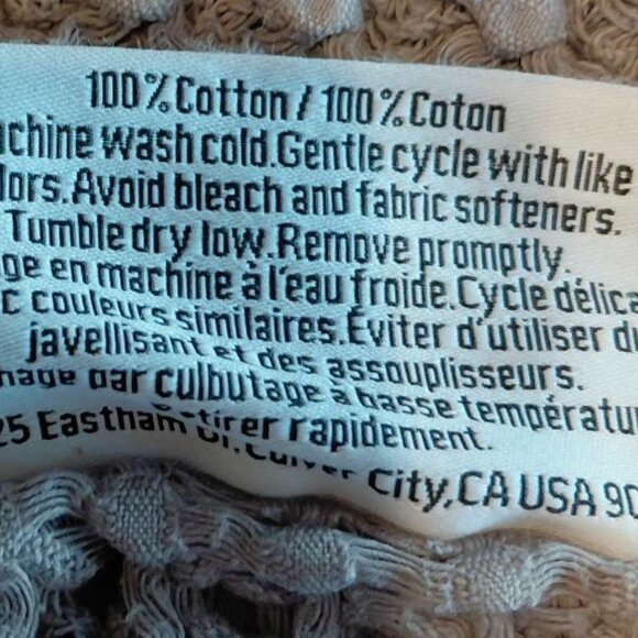 NWOT PARACHUTE Gray Waffle Towel Set - Picture 4 of 4